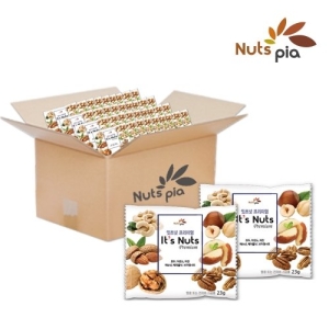 넛츠피아 잇츠넛 프리미엄 23g 100봉 낱봉 매일 하루 견과 한줌 견과류