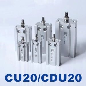  20 CDU20 프리 마운트 실린더 20-5D 20-10D 20-15D 20-20D 20-25D 20-30D 복동 편로드 SM