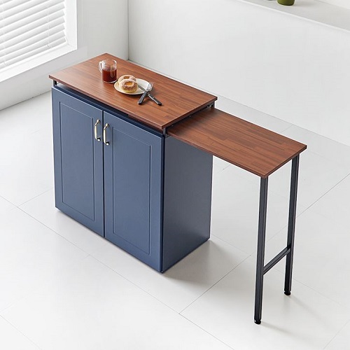 플라망 뉴블 LPM 확장형 아일랜드식탁 800 (의자별도)_이미지