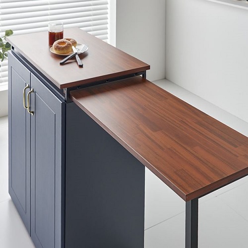 플라망 뉴블 LPM 확장형 아일랜드식탁 800 (의자별도)_이미지