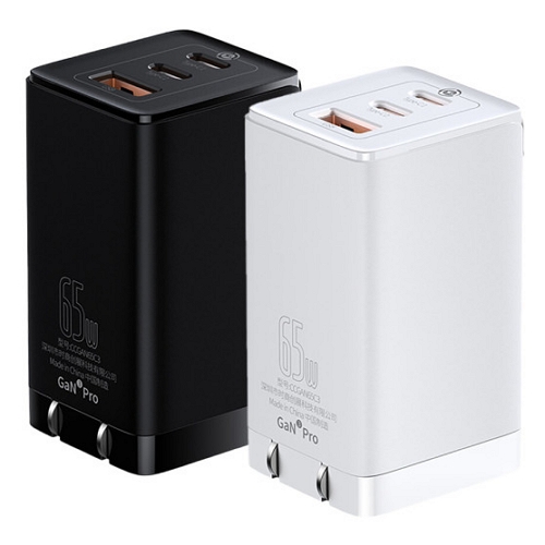 베이스어스 PD PPS 65W 3포트 GaN3 Pro 충전기 CCGAN65C3 해외구매