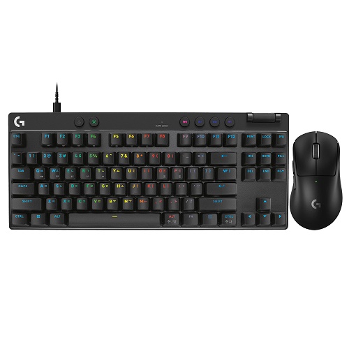 로지텍 G PRO X SUPERLIGHT 2 DEX + PRO X TKL RAPID 키보드 마우스 세트 (블랙)_이미지