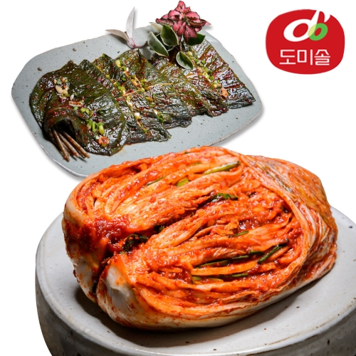 도미솔식품 박미희 포기김치 3kg + 깻잎김치 800g이미지입니다. 누르면 해당 게시물로 새창이동합니다.