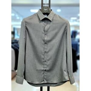 바쏘옴므 세이브존03 윈도우체크 셔츠 스판 캐주얼남방 WSAGY3TD20AA_이미지