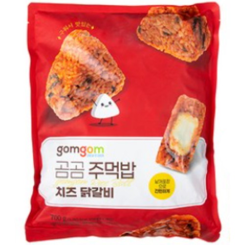 곰곰 주먹밥 치즈 닭갈비 700g (4개)