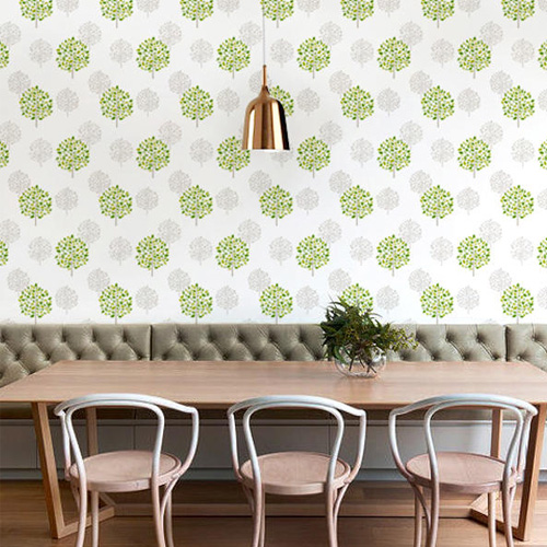 물로 붙이는 환경친화 보온이수 단열벽지