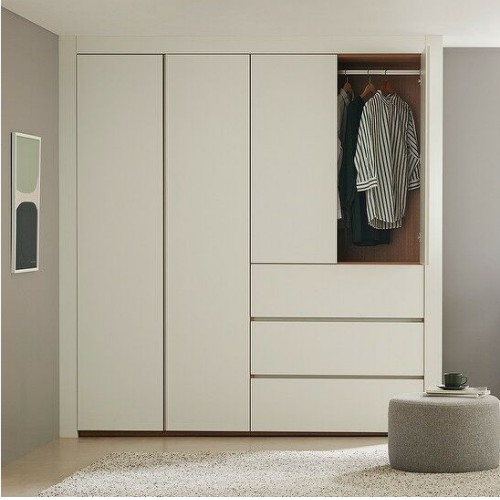 한샘 바이엘 채널 작은방 붙박이장 데일리서랍형 (200cm)_이미지