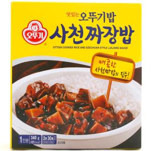 오뚜기 맛있는 오뚜기밥 사천짜장밥 340g (1개)