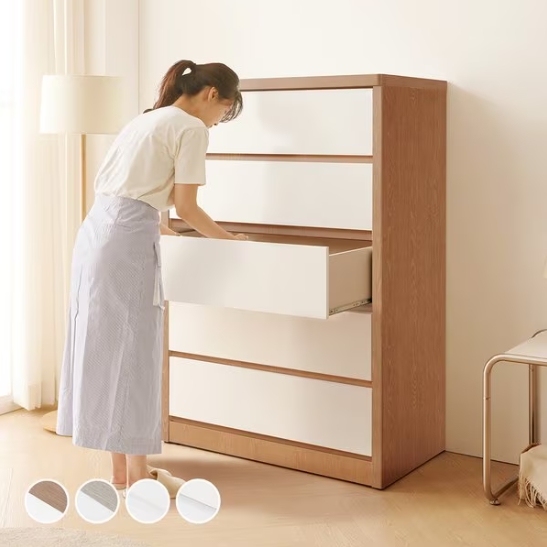 홈인홈  메가 통서랍 정리의 고수 5단 서랍장 1000