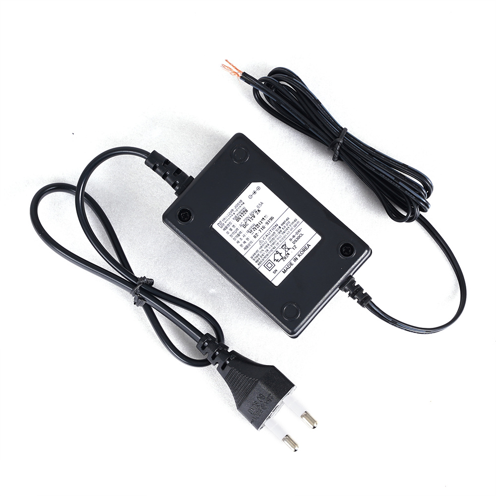 프라임디렉트 12V 2A 국산 DC 전선 탈피 어댑터_이미지