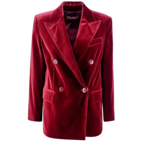 막스마라 스튜디오 레드 Digione 더블브레스트 롱슬리브 재킷 2426046032600_이미지