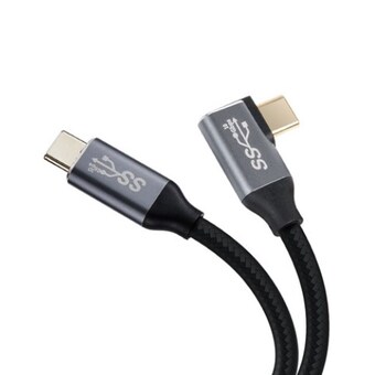 라이트컴 COMS JA USB 3.1 C to C타입 꺾임 <b>케이블</b>