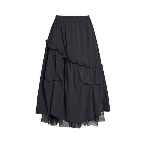 JJ지고트 샤 레이어드 셔링 캉캉 스커트 GS4N0SK401이미지입니다. 누르면 해당 게시물로 새창이동합니다.