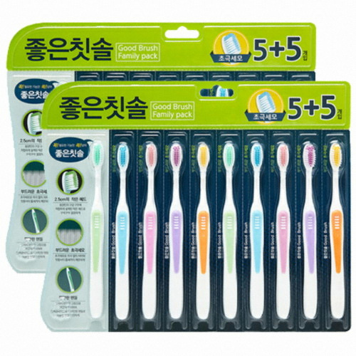바른생활 좋은칫솔 초극세모 (20개)_이미지