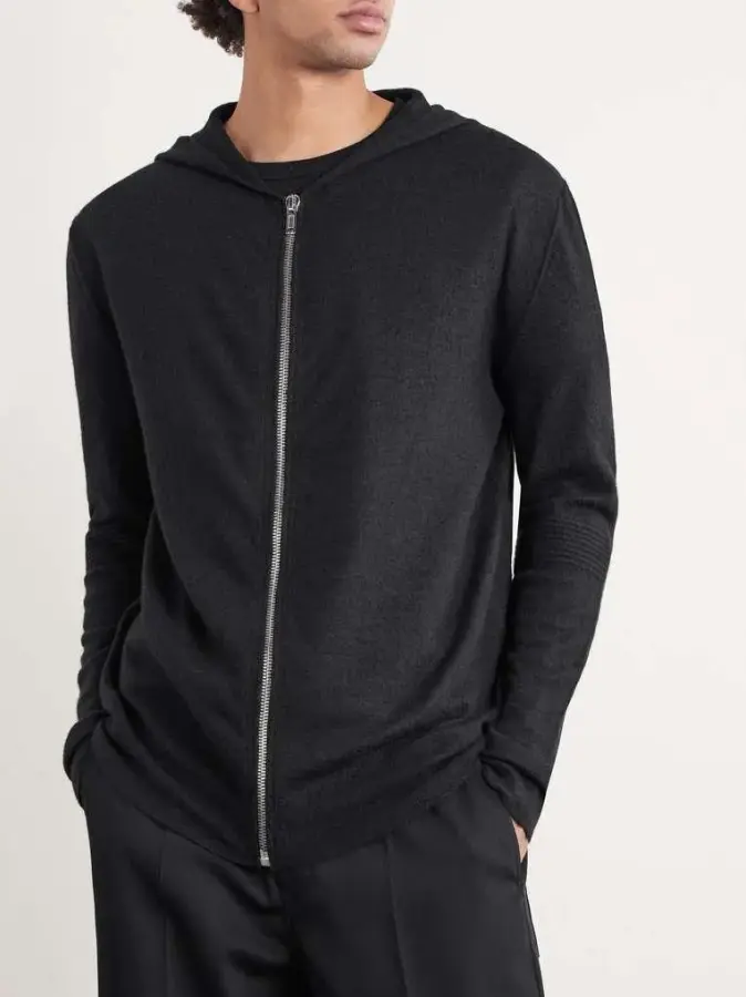 릭오웬스 B0081936825 BOILEDCASHMERE 집업 후드 RU01F2666 WSB_이미지