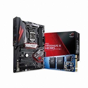 ASUS ROG MAXIMUS X HERO + 옵테인 메모리 16GB 코잇