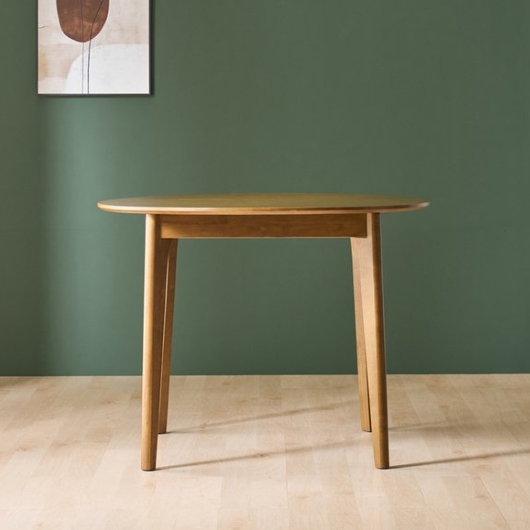 루벤 원형 원목 식탁 1000