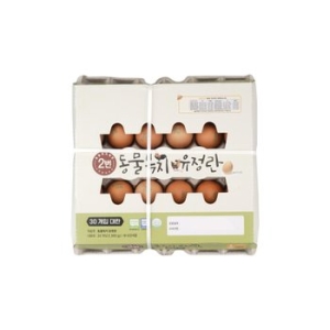자연주의 동물복지 유정란 대란 30구 (1개)