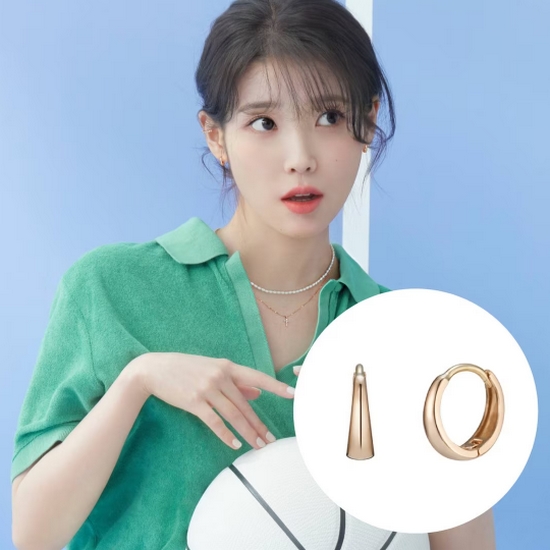 제이에스티나 14K J Basic 귀걸이 JJJBE09AS555R4000_이미지