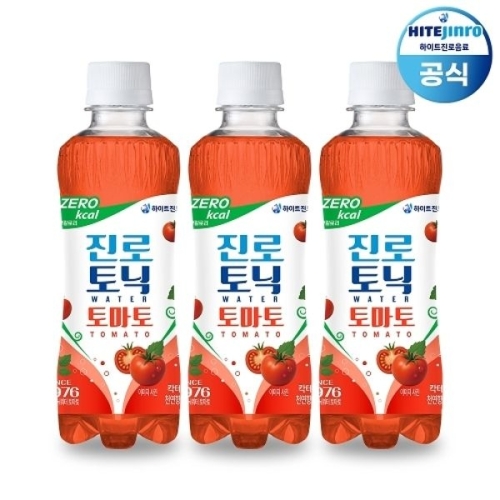 하이트진로 진로 토닉워터 제로 토마토 300ml이미지입니다. 누르면 해당 게시물로 새창이동합니다.