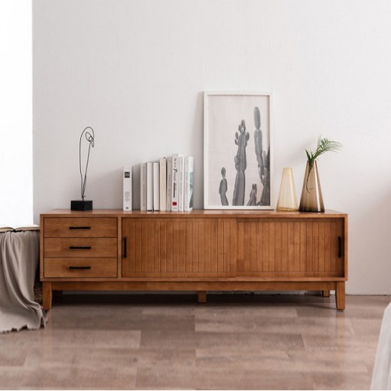 헤나 북유럽 원목 거실장 1600