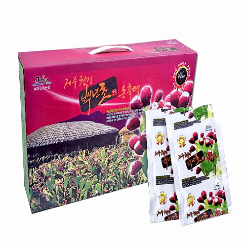 제주선인장마을월령헬스코리아식품  제주청정 백년초 농축액 100ml 60포 (1개)