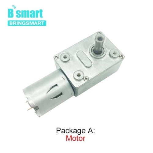  웜기어 모터 감속기 3-210RPM 고토크 금속 역방향 자동 장치 6V 24V 23 24v 150rpm_01 Package A