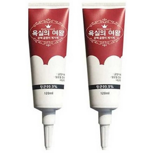  욕실의여왕 곰팡이젤 99%제거 실리콘곰팡이제거제 2개