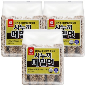 천일식품 천일 사누끼 냉동메밀면 1.25kg (3개)