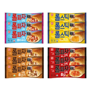 롤피자 스틱 콤비네이션 x 3개 + 치즈 x 3개  + 불고기 x 3개  + 불닭 x 3개