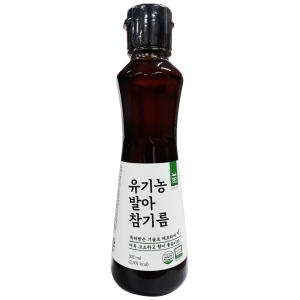 청오 유기농 발아 참기름 300ml (3개)