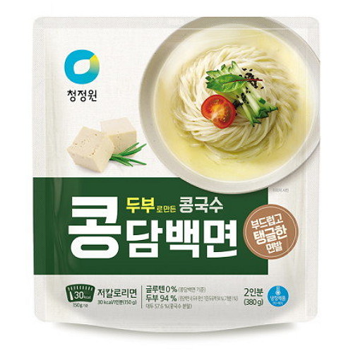 대상 청정원 두부로 만든 콩담백면 콩국수 2인분 380g (1개)