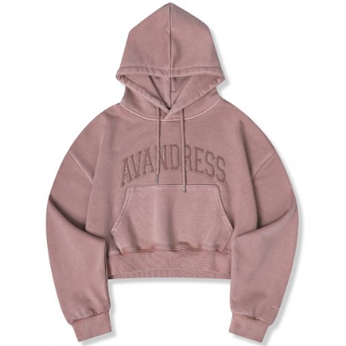 어반드레스 Pigment Felt Crop Hoody_이미지