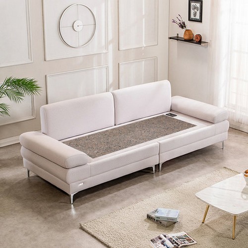 현대의료기 포그니처 모짜르트 패브릭 돌소파 MS (홍맥반석)_이미지