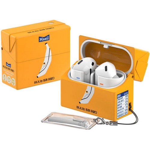 엑스플러스 갤럭시 버즈3 바나나는 원래 하얗다 케이스 GP-FPR630HI1YK (정품)_이미지