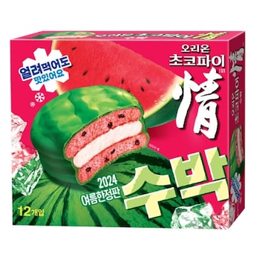 오리온 초코파이 수박 12개입 336g (1개)