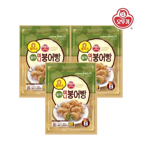 오뚜기 츄러스 미니 붕어빵 말차 300g (3개)_이미지