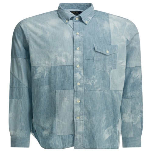 폴로랄프로렌 셔츠 710B142600017135 PIECED CHAMBRAY 7118025_이미지