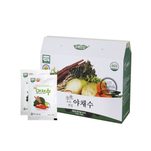  유기농샵 초록한입 생생 야채수 110ml 30포 [1개]