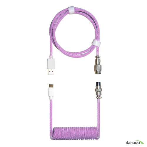 쿨러마스터 코일형 C타입 항공 케이블 KB-CPZ1 (1.5m)_이미지