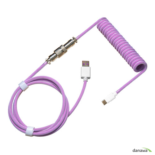 쿨러마스터 코일형 C타입 항공 케이블 KB-CPZ1 (1.5m)_이미지