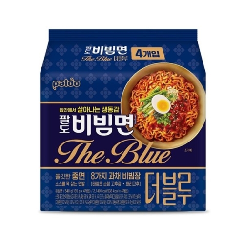 팔도 비빔면 더 블루 135g이미지입니다. 누르면 해당 게시물로 새창이동합니다.