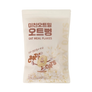 그리심 미친오트밀 오트뻥 -국산 귀리 현미 무설탕 어르신간식 부모님간식 아이간식 100g