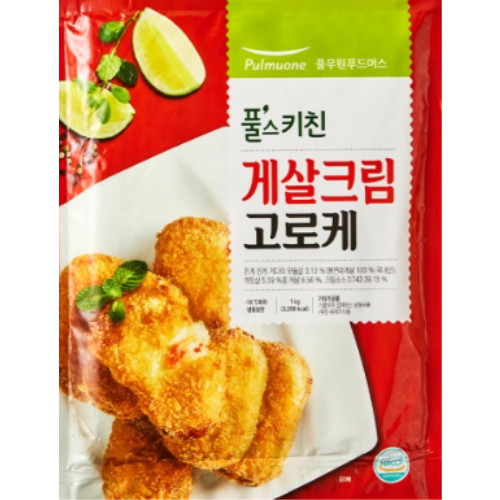 풀무원푸드머스 풀스키친 게살크림 고로케 1kg (2개)_이미지