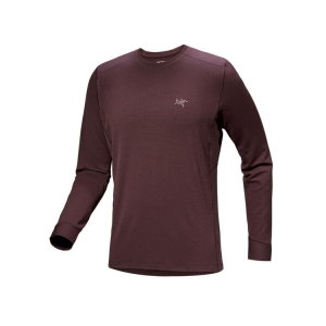 아크테릭스 FW24 로 메리노 울 크루 넥 LS 남성 ATOFMX7480-PHANT