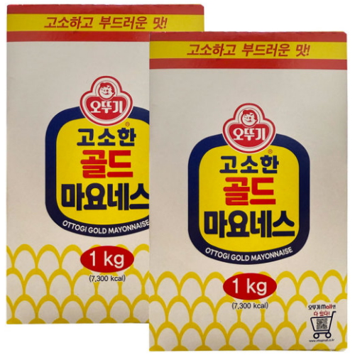 오뚜기 고소한 골드 마요네스 1kg (2개)_이미지