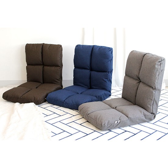 리빙엠 쿠션 접이식 패브릭 좌식소파 1인용