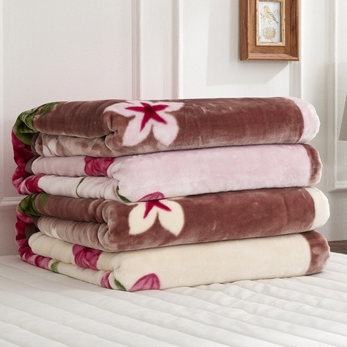 애끌리아 두툼한 더블로즈 HR 양면 밍크 극세사 담요 (200x230cm)_이미지