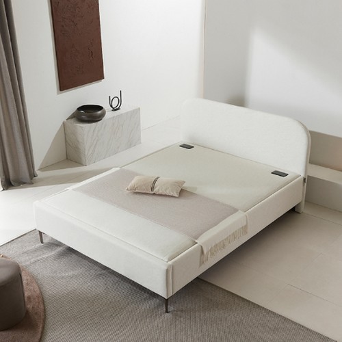 현대의료기 비앙코레토 베이지 돌침대 Q (홍맥반석)_이미지