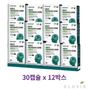 엔젯오리진 하이큐 포스파티딜세린 징코 800 30캡슐 (12개)_이미지